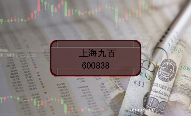 上海九百的股票代码是什么？(证券代码600838)